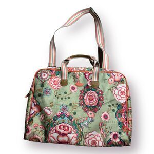 Oilily Floral Boho Chic Laptop Bag 15" Tote‎ Bag Vintage Rare
